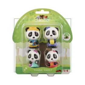 Set De 4 Figuras Familia Panda Klorofil