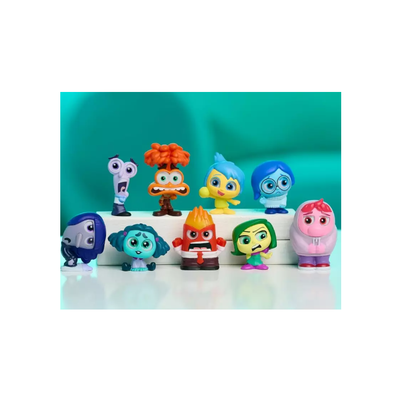 Set De 9 Figuras Inside Out 2 Doorables