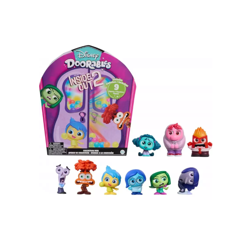 Set De 9 Figuras Inside Out 2 Doorables