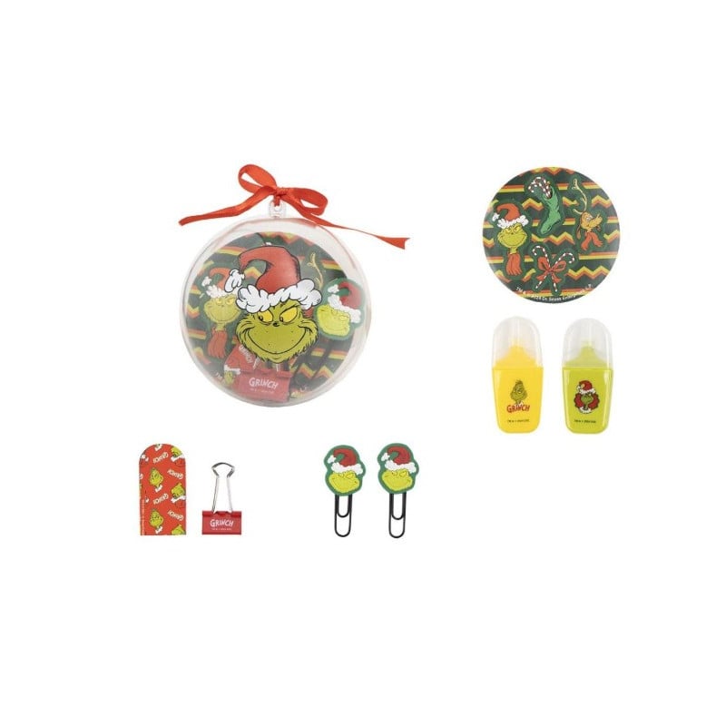 Set Papelería Navideño The Grinch