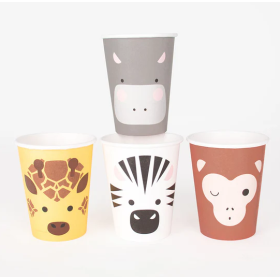Vasos Cartón Safari 8 Uds
