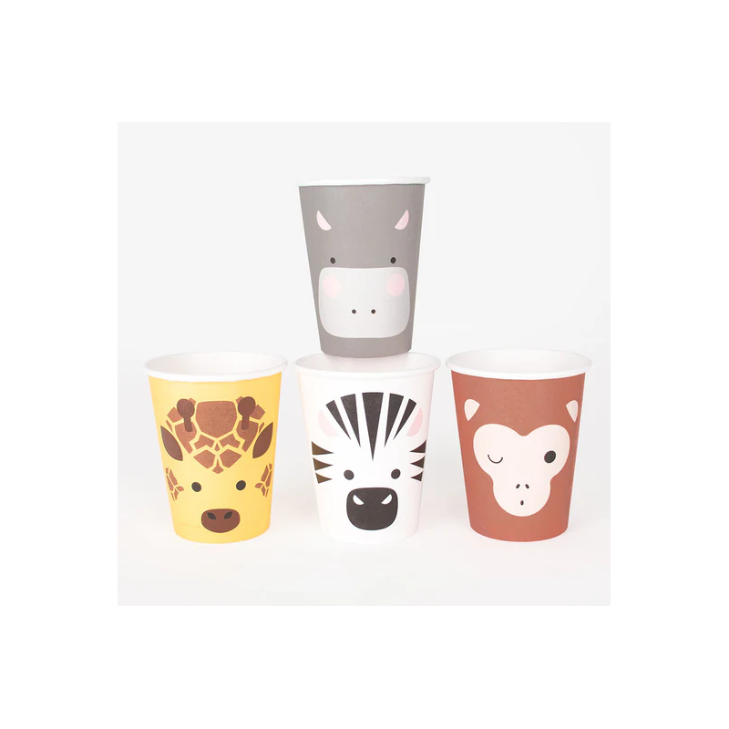 Vasos Cartón Safari 8 Uds