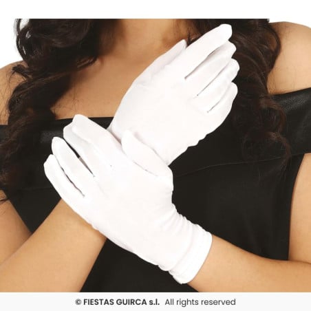 Guantes Blancos 25 Cm