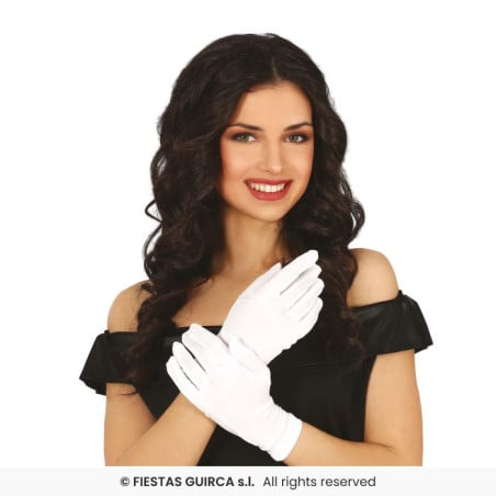 Guantes Blancos 25 Cm