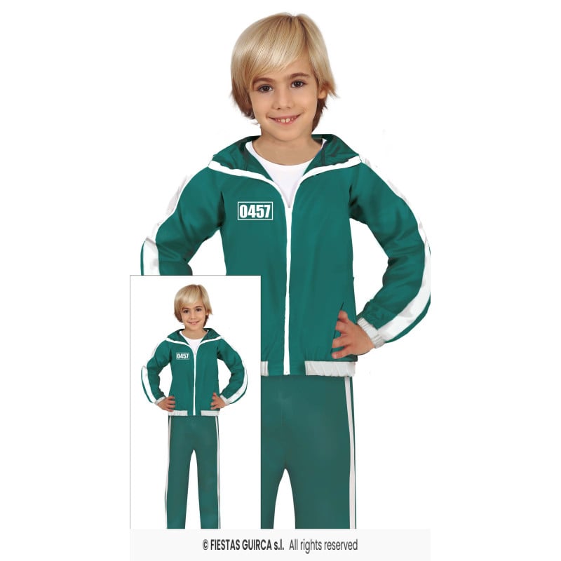 Disfraz Jugador Del Juego Del Calamar 7-9 Años