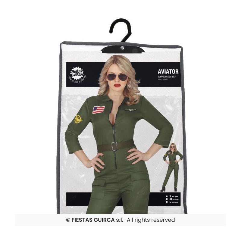 Disfraz Piloto Adulto Talla M