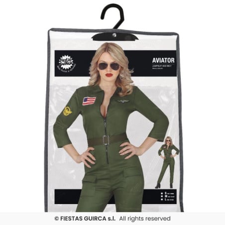 Disfraz Piloto Adulto Talla M
