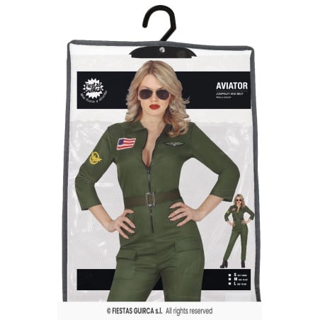 Disfraz Piloto Adulta Talla XL