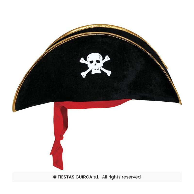 Gorro Pirata Terciopelo Adulto