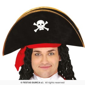 Gorro Pirata Terciopelo Adulto