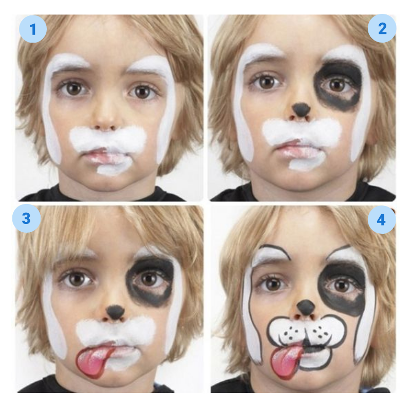 Maquillajes simples para los peques de la casa