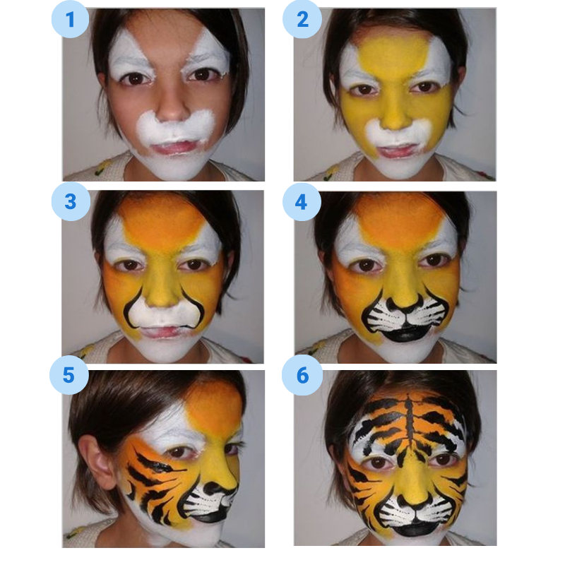 Maquillajes simples para los peques de la casa