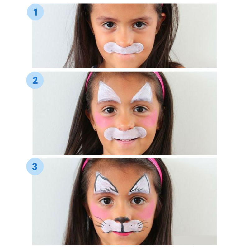 Maquillajes simples para los peques de la casa