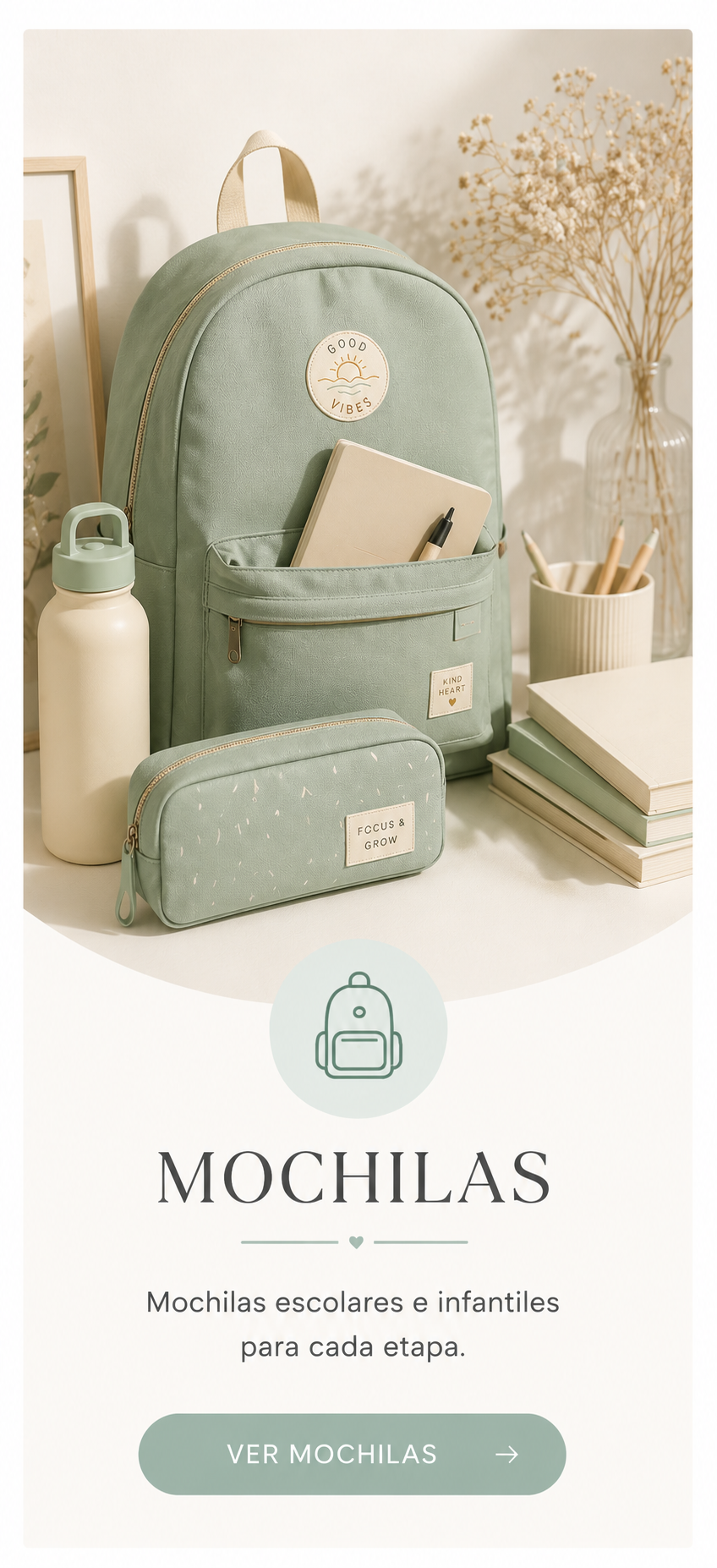 Selección de mochilas escolares para diferentes edades