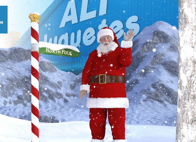 Papá Noel visita ALI Juguetes este sábado 23 de diciembre