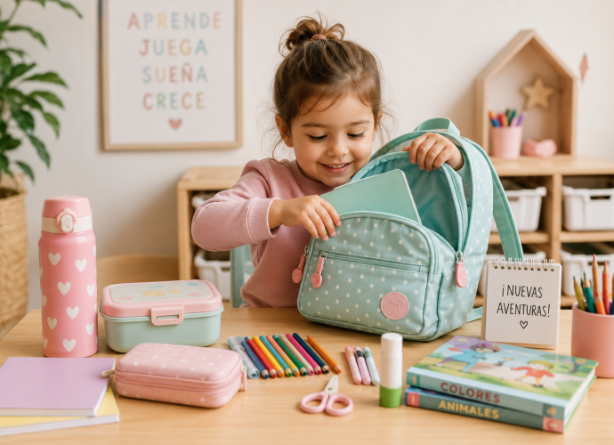 Material para Educación Infantil: lista completa para preparar el curso
