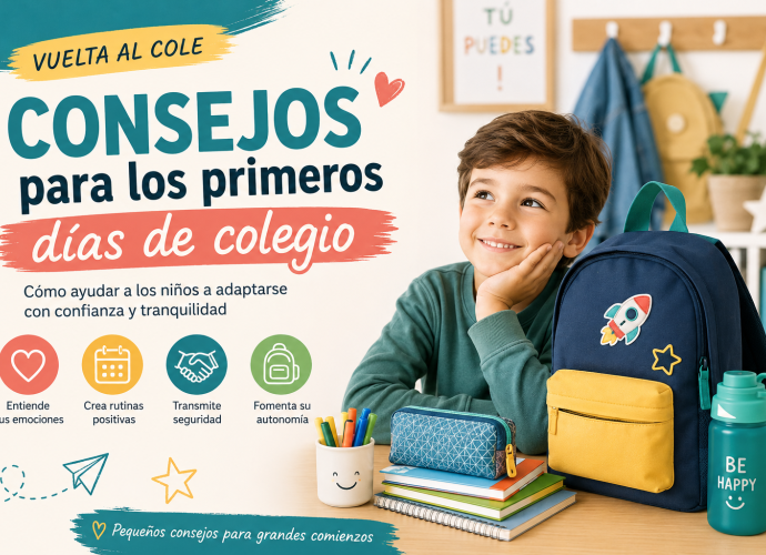 Consejos para los primeros días de colegio: cómo ayudar a los niños a adaptarse