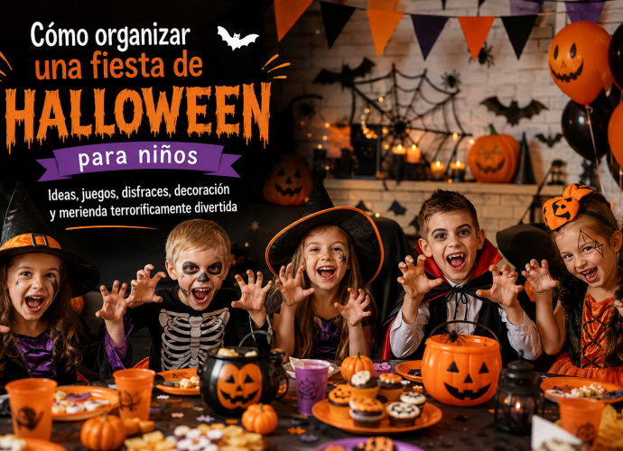 Cómo organizar una fiesta de Halloween para niños en casa